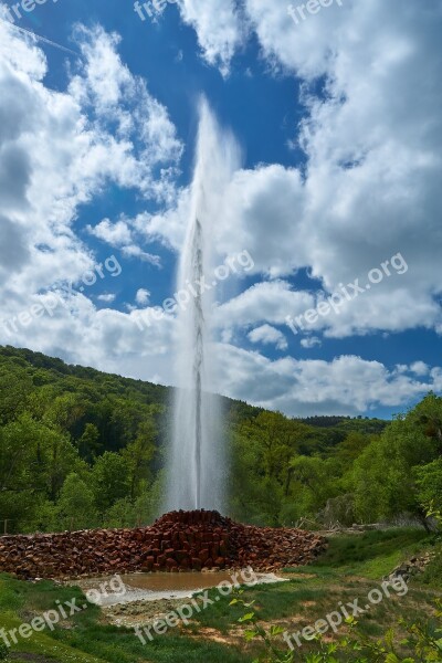 Geyser Andernach Nature Waters Fountain