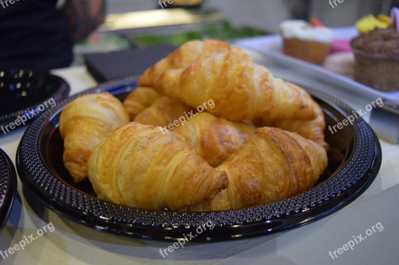 Food Croissant Pastry Sweet Refreshment