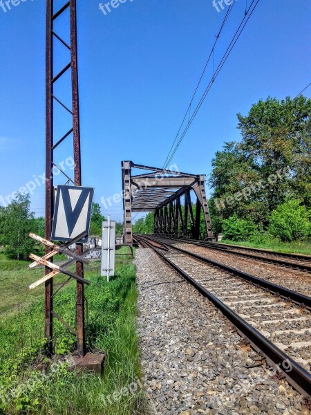 Train Track Railway Line Train Free Photos