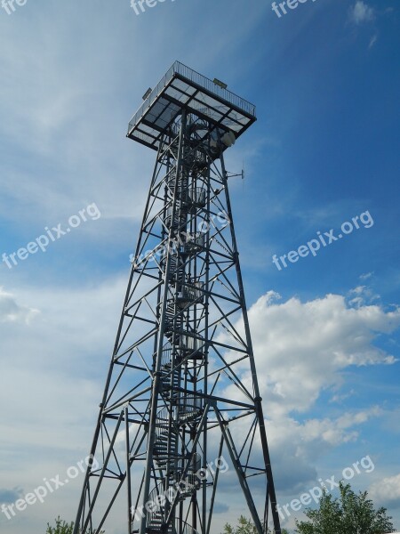 Lookout Height Monument Transmitter Landscape