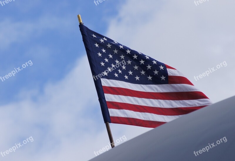 Flag Sky Patriotism Free Photos