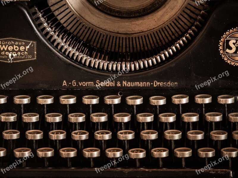 Typewriter Antique Obsolete Old Free Photos