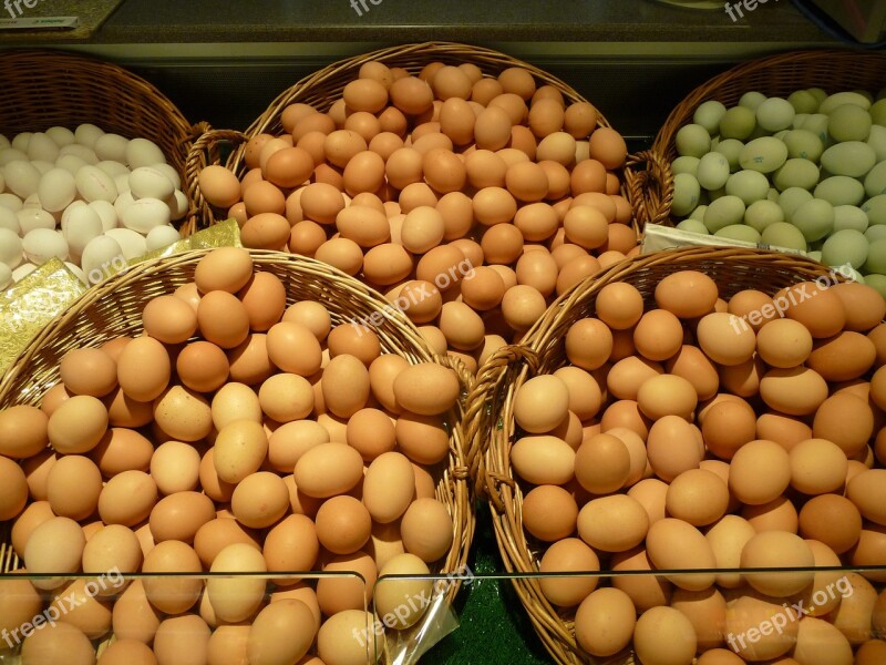 Food Market Egg Many Nutrient