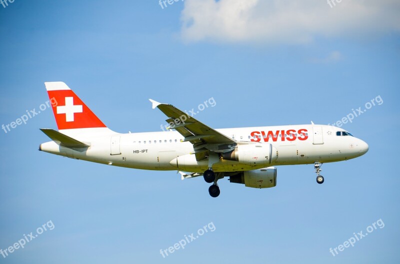 Aircraft Jet Swiss Airbus A319