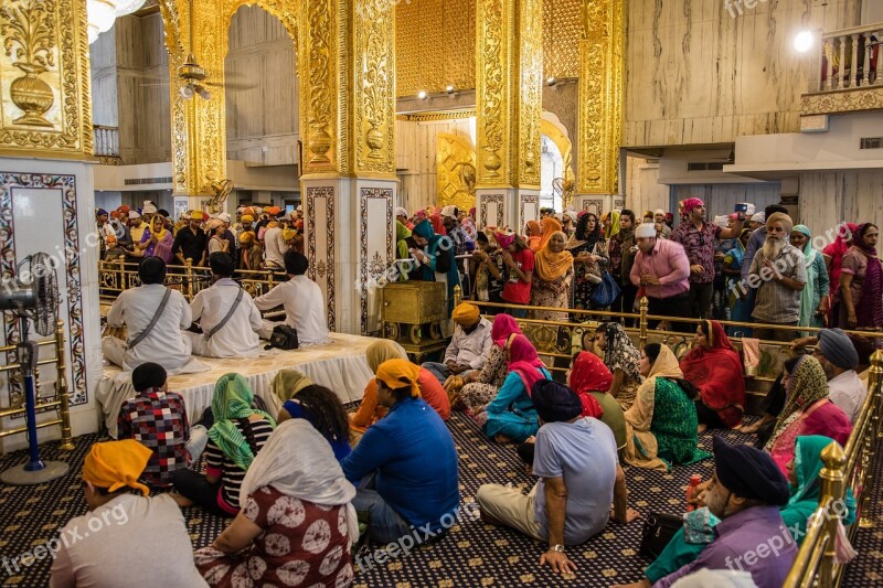 India Delhi Sikh Sikh Temple Believe