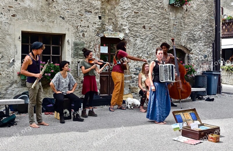 Buskers Music Performers People Street