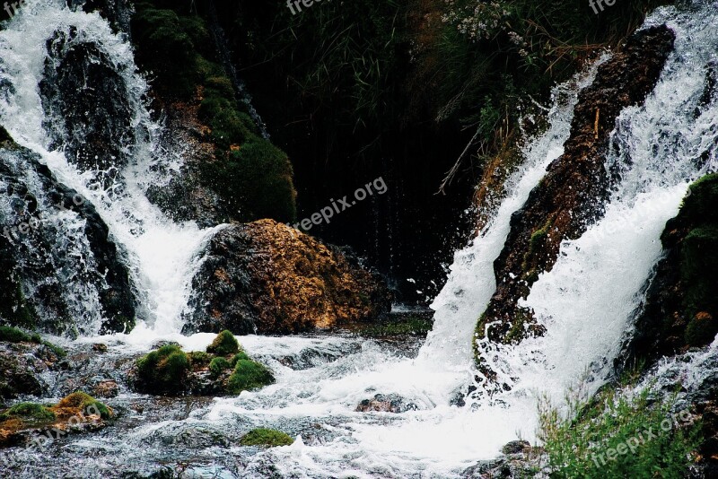 Roughlock Falls Spearfish Canyon Black Hills South Dakota Waterfall