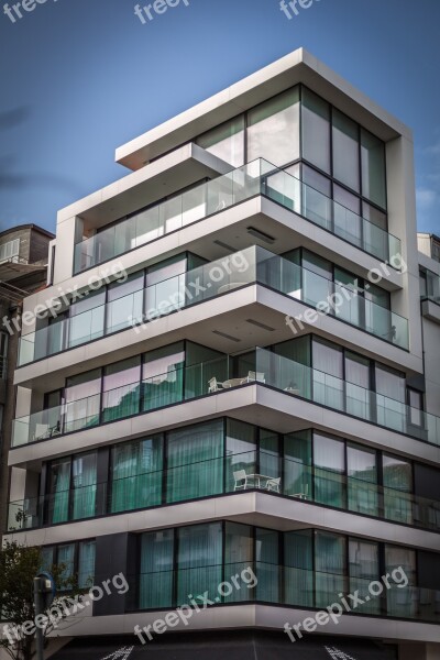 Architecture Window Facade Apartment Glassware