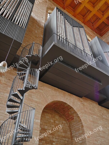 Basilica Trier Organ Empore Access Spiral Staircase