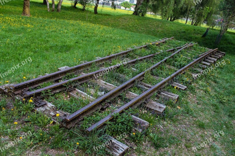 Rail Lonely Alone Stones Railway Line