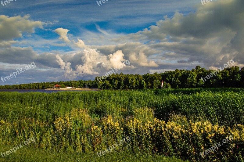 Panoramic Nature Sky Cloud Landscape