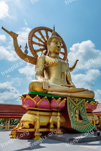 Travel Sculpture Sky Statue Buddhism