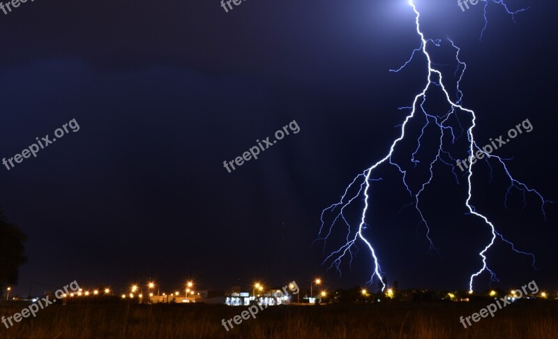 Lightning Thunder Electrical Storm Storm Ray