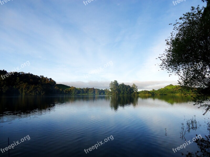 Indonesian Java Water Nature Reflection