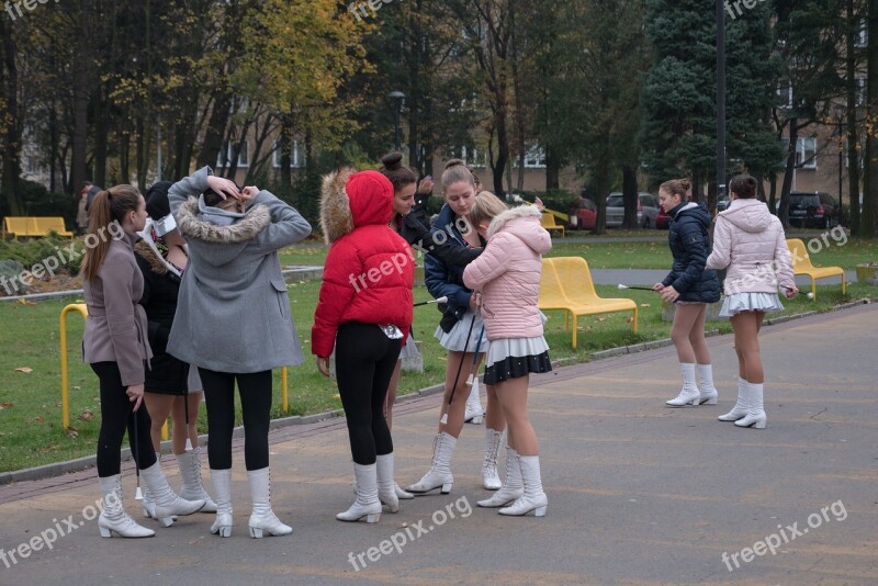 People Girls Majorettes Free Photos