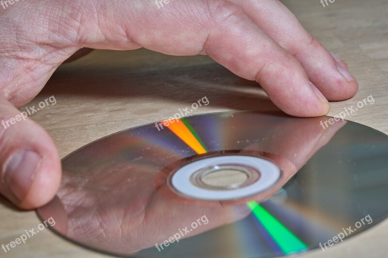 Hand Data Data Clear Cd Disk