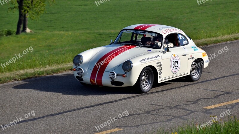 Porsche 356 Super 90 Hillclimb Oldtimer Sports Car Gp Mutschellen 2018