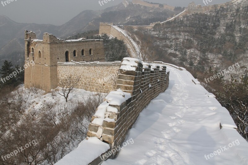 Winter Snow Tourism Outdoor Building