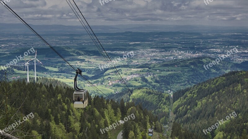 Cable Car Nature Landscape Tourism Mountain