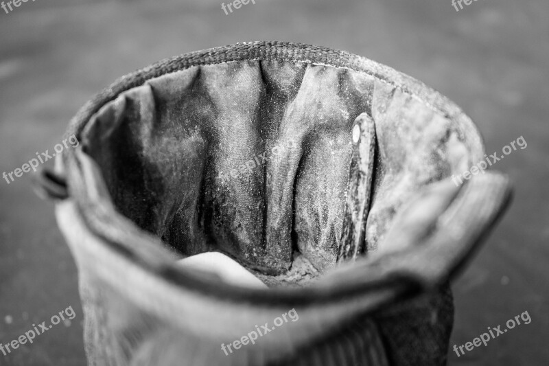 Black And White Photography Lime Chalk Lime Bag Climb