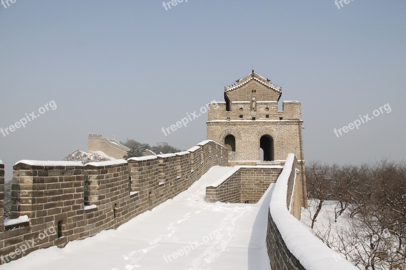 Winter Snow Building Tourism Sky