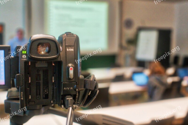 Technology Video Lecture Hall Video Recording Free Photos