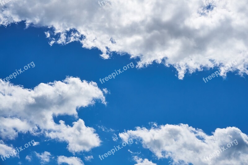 Clouds White Spring Weather Sky