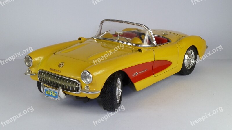 Chevrolet Corvette 1957 1x18 Model Car