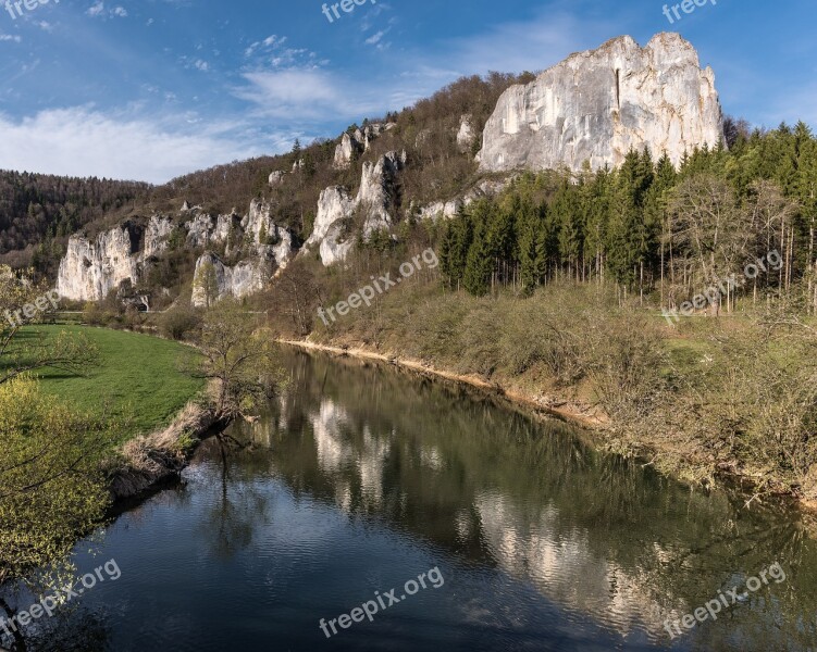 Danube Danube Valley Hausen Lime Rock Waters