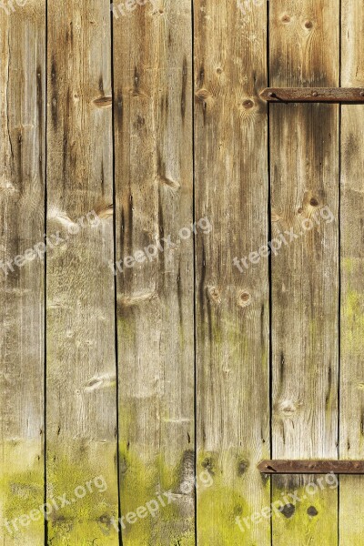 Wooden Boards Boards Wooden Gate Barn Old