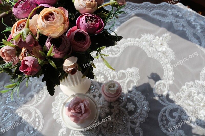 Flower Celebration Rose Bridal Bouquet De Fleurs