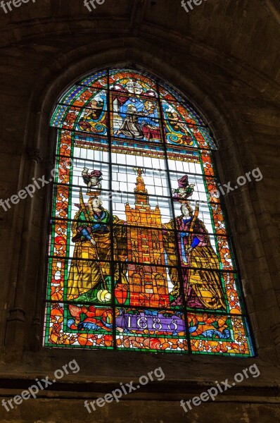 Church Cathedral Lead Glass Religious Religion