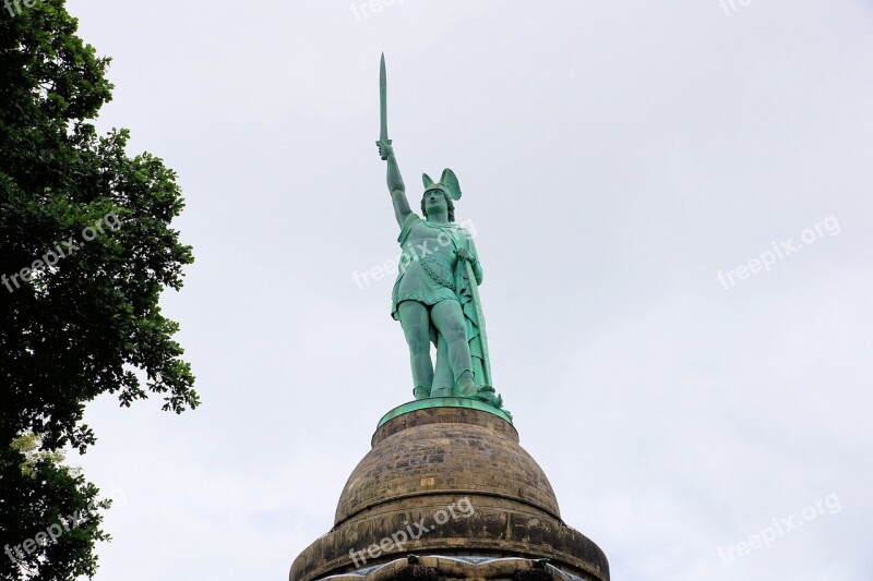 Hermann Memorial Cherusci Detmold Architecture Statue