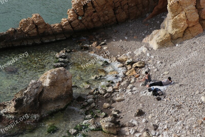 Nature Travel Landscape Beach Couple