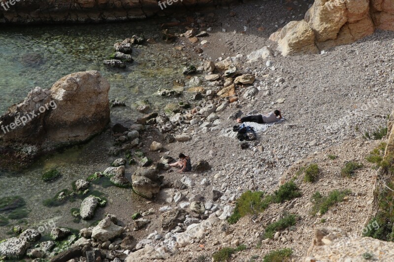 Nature Travel Landscape Beach Couple