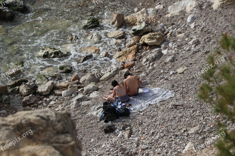 Nature Travel Landscape Beach Couple