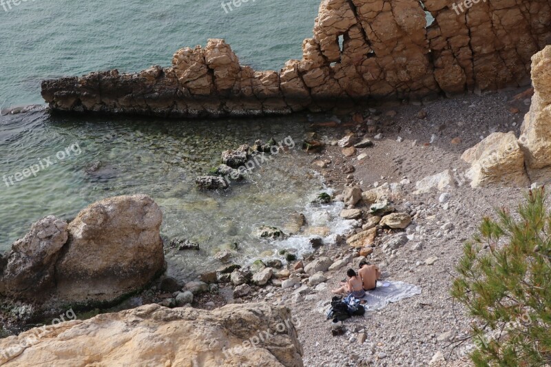 Nature Travel Landscape Beach Couple