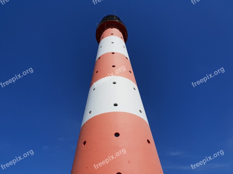 Lighthouse Sky Westerhever St Free Photos