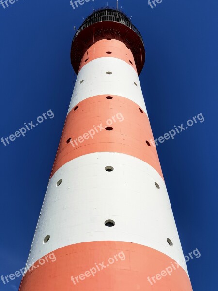 Lighthouse Sky Westerhever St Free Photos