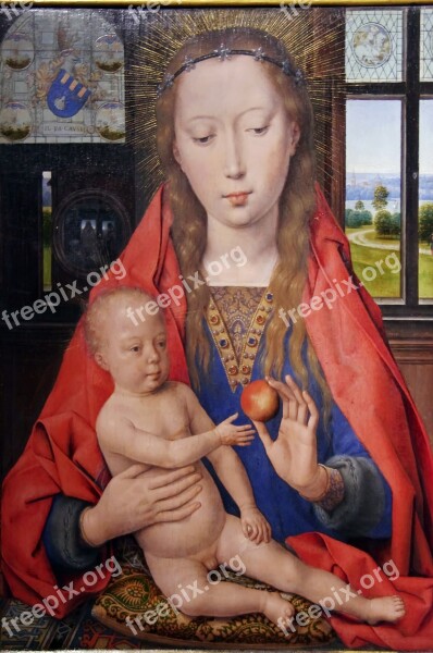 Bruges Memling St-jean 1487 Virgin