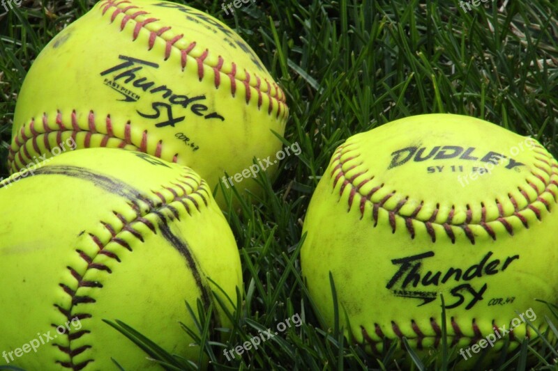 Ball Baseball Game Sport Softball