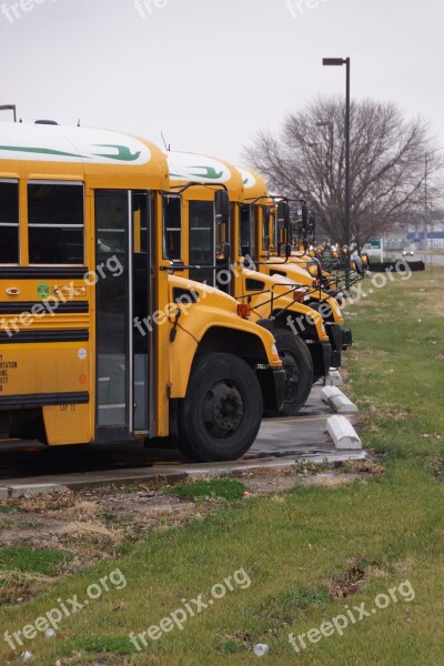 Outdoors Transportation System Vehicle School Bus Bus