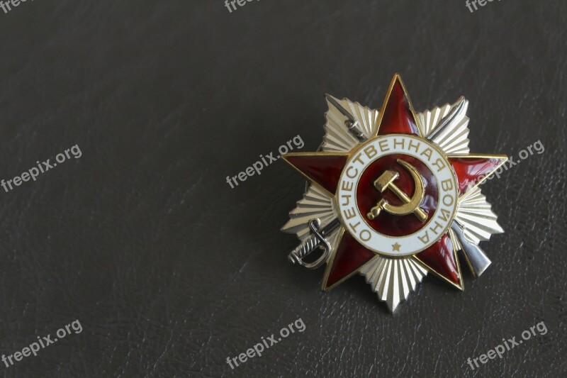 Decoration The Great Patriotic War Veteran Symbol Heroes