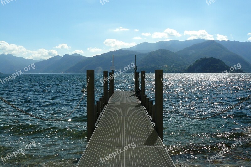 Italy Varenna Water Lake Como Scenic