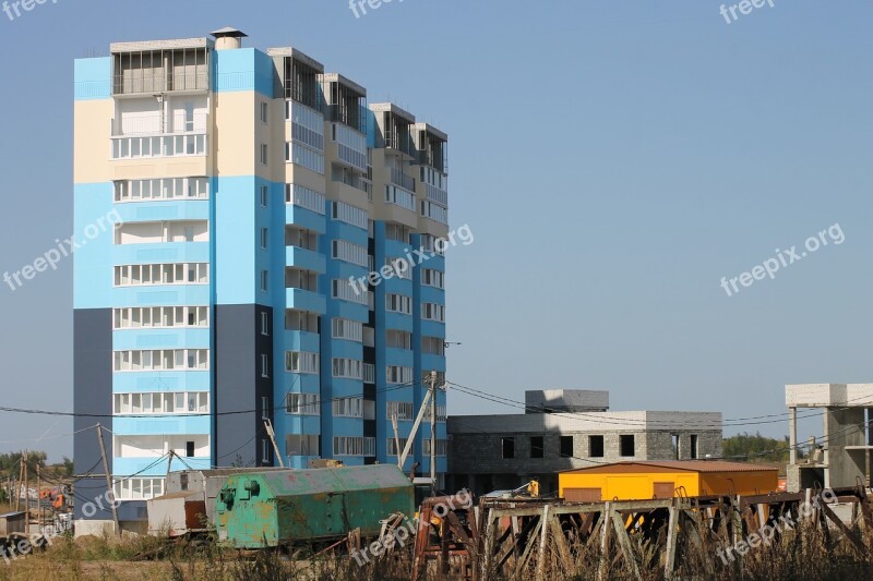 Bryansk Construction House Multi-storey Building Outdoors