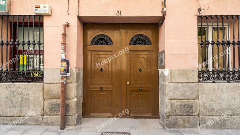 Door House Architecture Facade Family