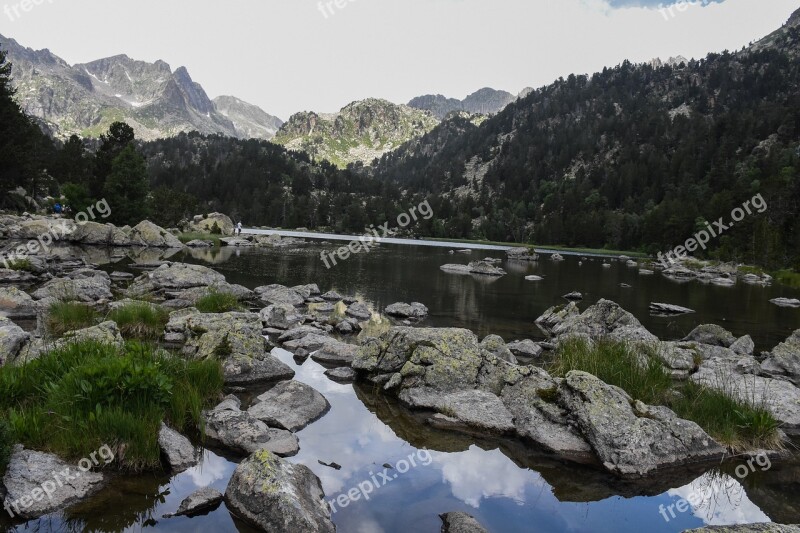 Body Of Water Mountain Landscape Nature River