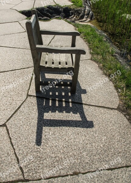 Path Patch Chair Shadow Garden