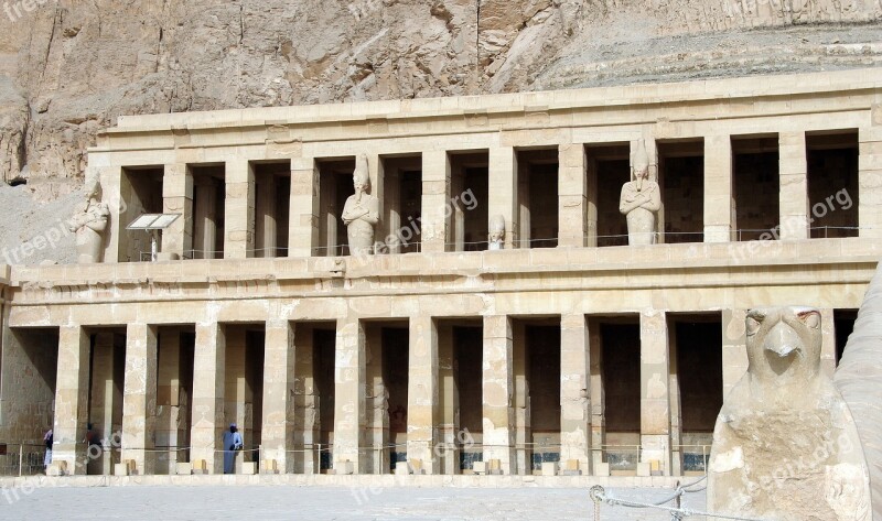 Egypt Thebes Valley Of The Queens Hatshepsut Temple