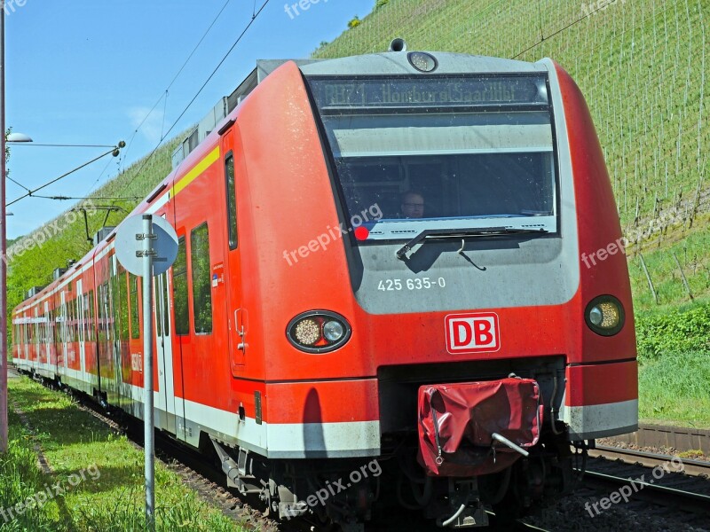 Regional Train Elektrotriebzugzug Vineyards Saar Valley Breakpoint